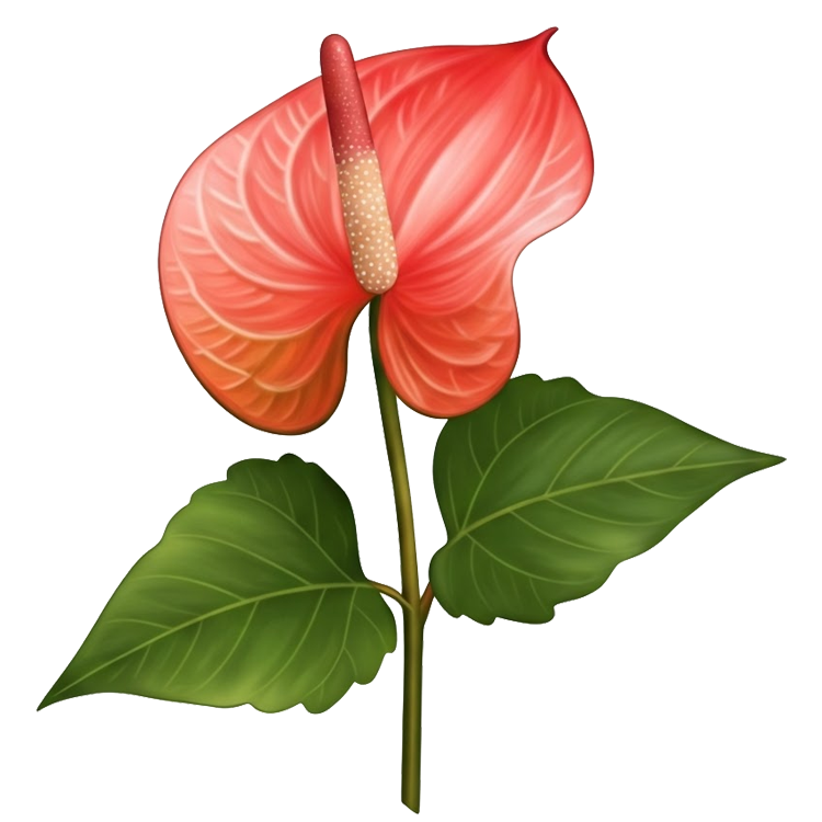 flamingo plant แปลว่า ดอกหน้าวัว