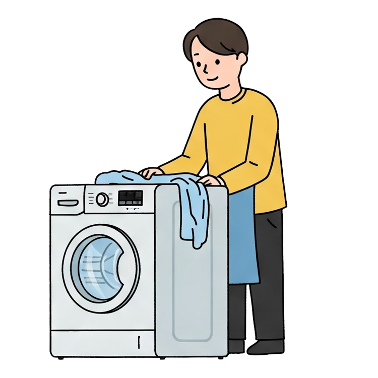 do laundry แปลว่า ซักเสื้อผ้า