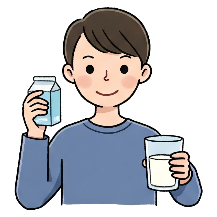 drink milk แปลว่า ดื่มนม