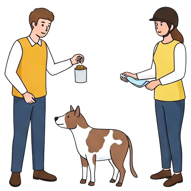 feed the animal แปลว่า ให้อาหารสัตว์