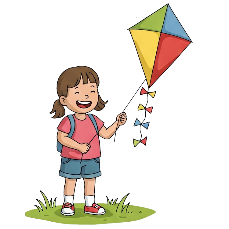 fly a kite แปลว่า เล่นว่าว