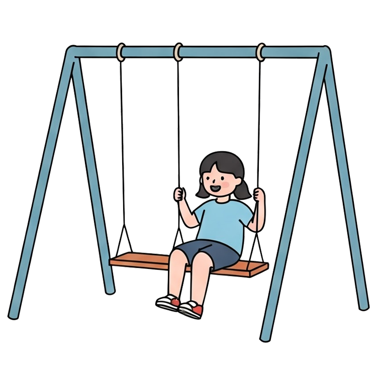 play on a swing แปลว่า เล่นชิงช้า