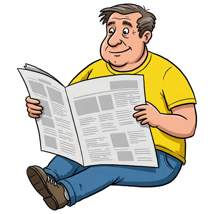 read a newspaper แปลว่า อ่านหนังสือพิมพ์