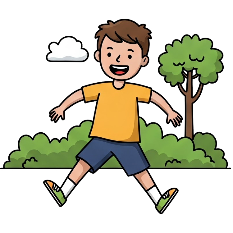 run and play แปลว่า วิ่งเล่น