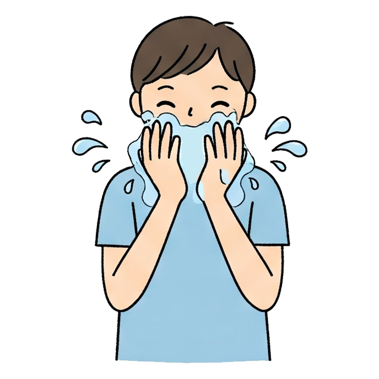 wash a face แปลว่า ล้างหน้า