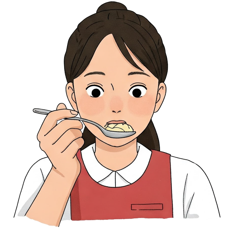 taste food แปลว่า ชิมอาหาร