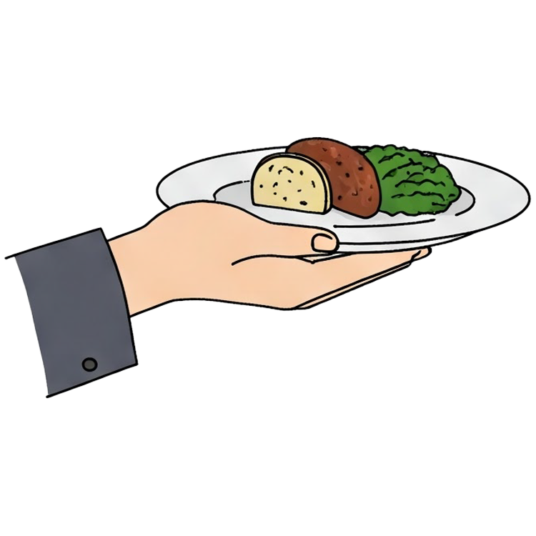 serve food แปลว่า บริการอาหาร