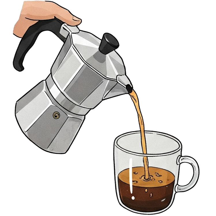 make a coffee แปลว่า ชงกาแฟ