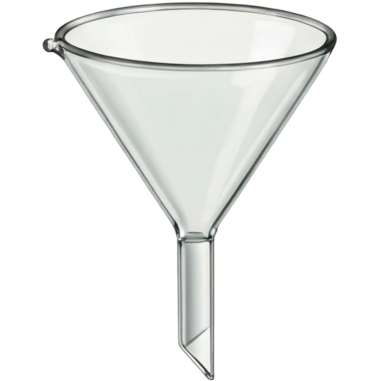 glass funnel แปลว่า กรวยแก้ว