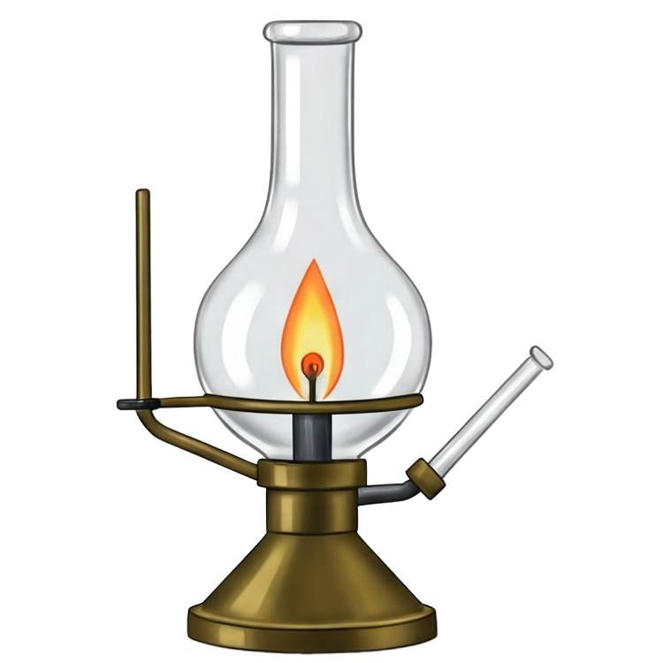 alcohol lamp แปลว่า ตะเกียงแอลกอฮอล์