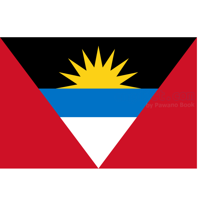 Antigua and Barbuda แปลว่า แอนติกาและบาร์บูดา