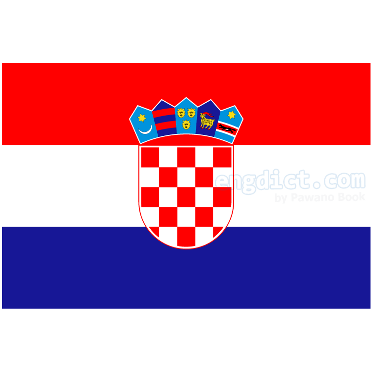 Croatia แปลว่า โครเอเชีย