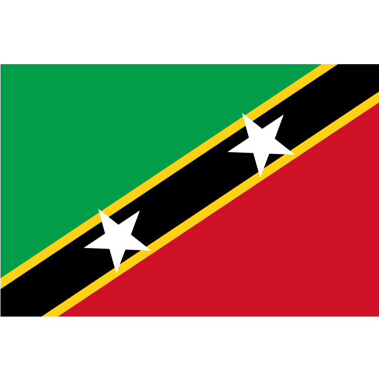 Saint Kitts and Nevis แปลว่า เซนต์คิตส์และเนวิส