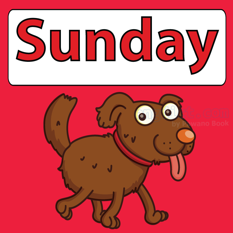 Sunday (ซันเด) แปลว่าอะไร? ดูความหมาย ภาพประกอบ ตัวอย่างประโยค | Engdict.Com