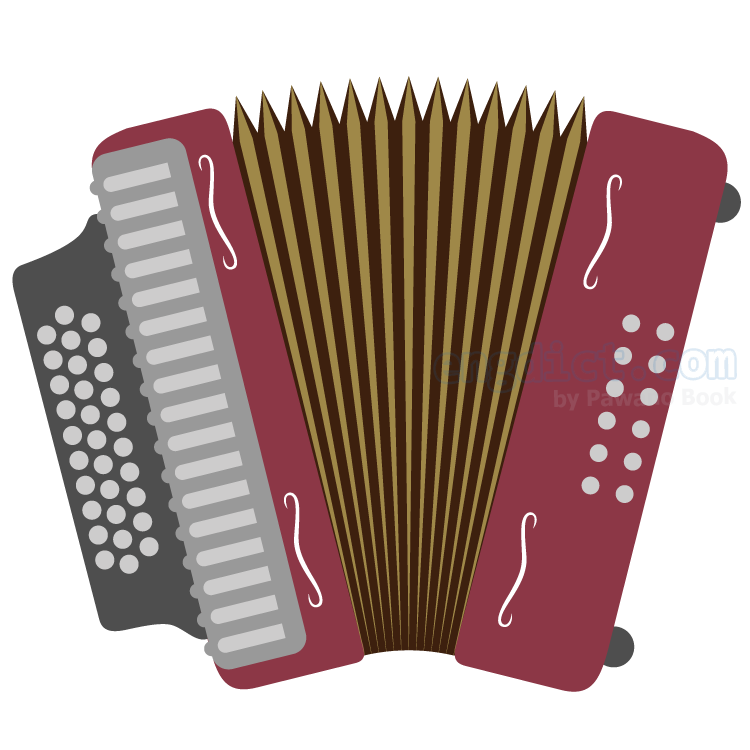 accordion แปลว่า หีบเพลง