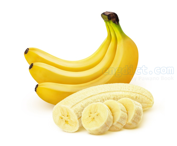banana แปลว่า กล้วย