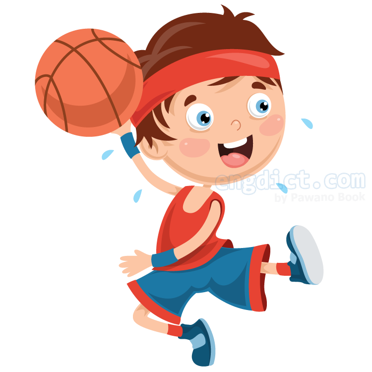 basketball แปลว่า กีฬาบาสเกตบอล