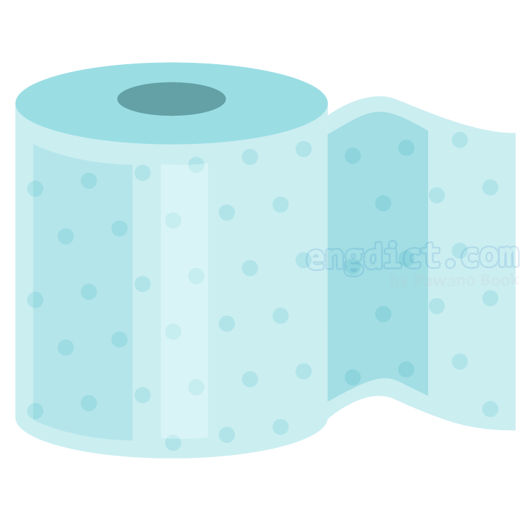 bathroom tissue แปลว่า กระดาษชำระในห้องน้ำ