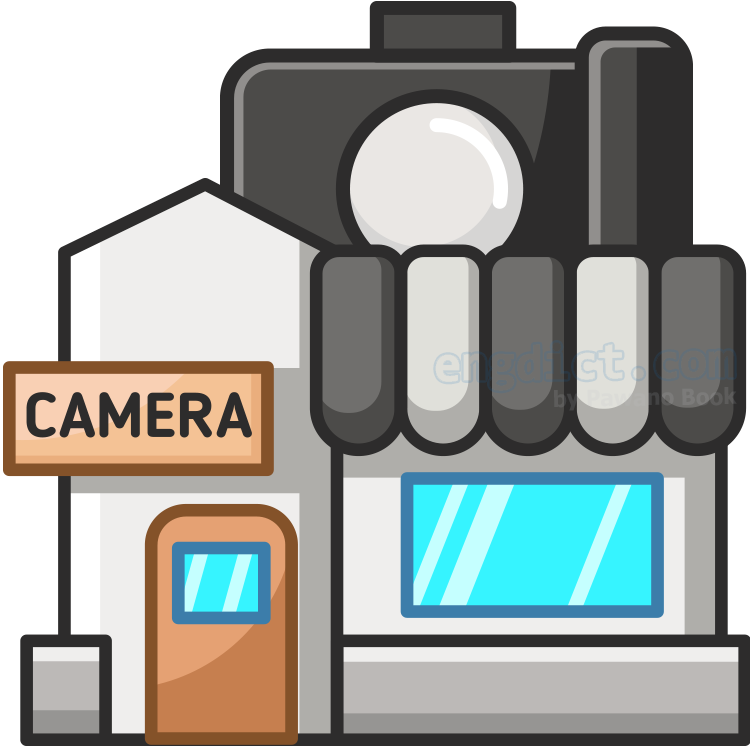 camera shop แปลว่า ร้านขายกล้อง