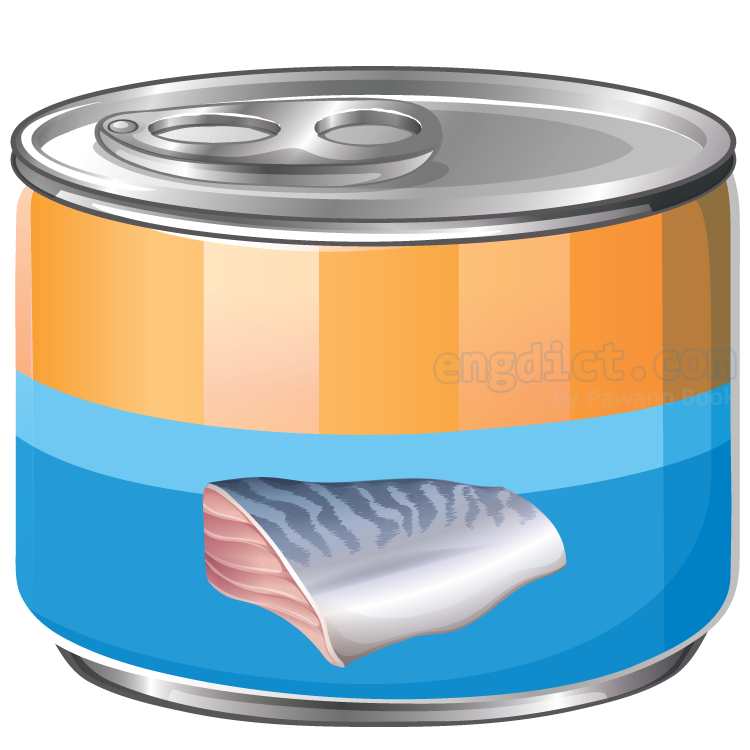 canned fish แปลว่า ปลากระป๋อง