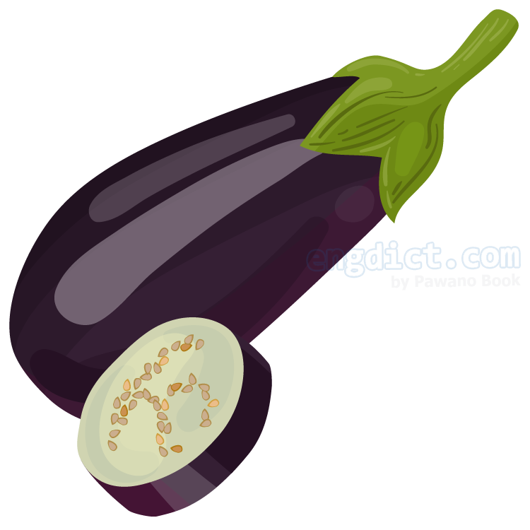 Eggplant (เอกพลานทฺ) แปลว่าอะไร? ดูความหมาย ภาพประกอบ ตัวอย่างประโยค |  Engdict.Com