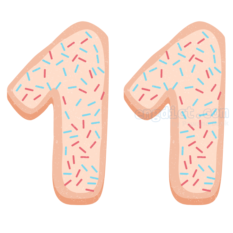 eleven แปลว่า สิบเอ็ด