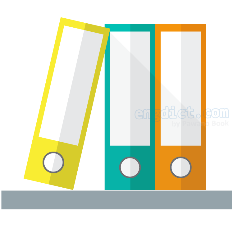 file holder แปลว่า แฟ้มเอกสาร