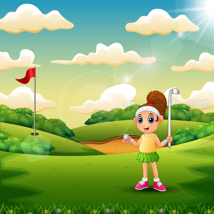 golf court แปลว่า สนามกอล์ฟ