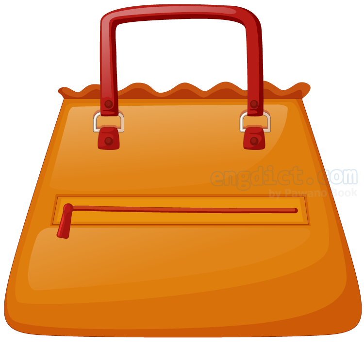 handbag แปลว่า กระเป๋าถือของผู้หญิง