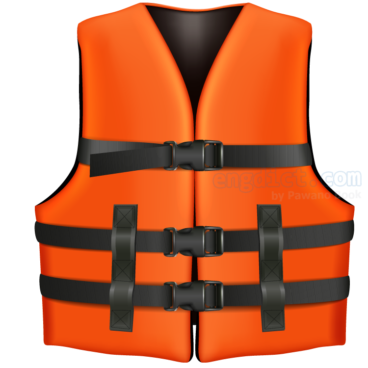 life jacket แปลว่า เสื้อชูชีพ