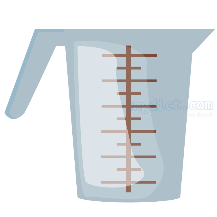 measuring cup แปลว่า แก้วตวงน้ำ