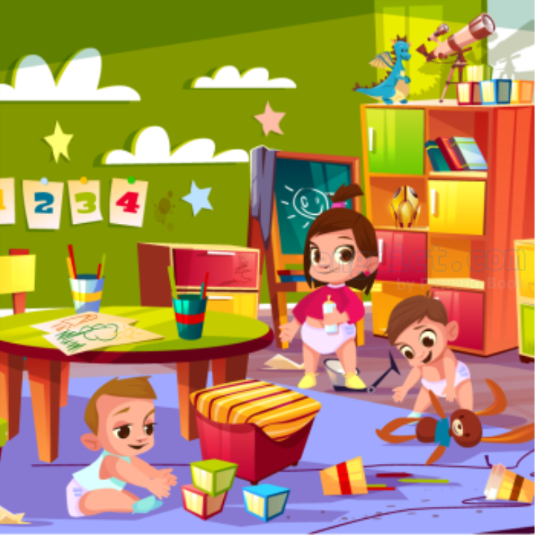 nursery school แปลว่า โรงเรียนสำหรับเด็กอายุ 2-5 ปี