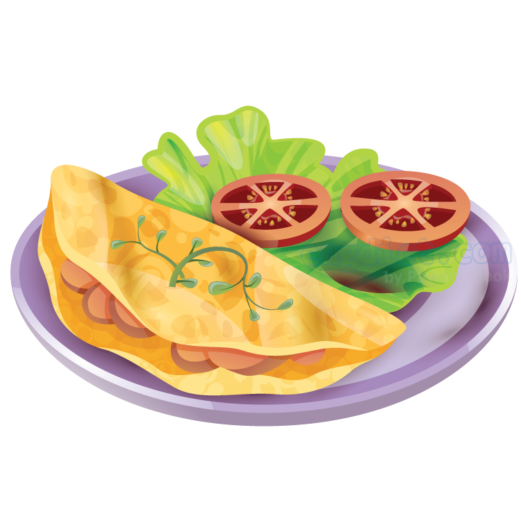 omelet แปลว่า ไข่เจียว