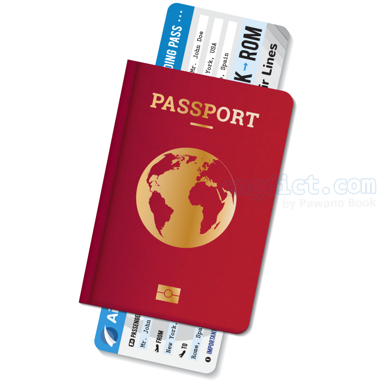 passport แปลว่า หนังสือเดินทาง