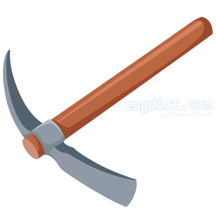 pickaxe แปลว่า อีเต้อสำหรับขุด