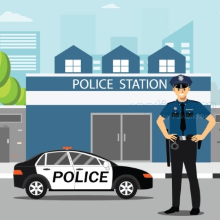 police station แปลว่า สถานีตำรวจ