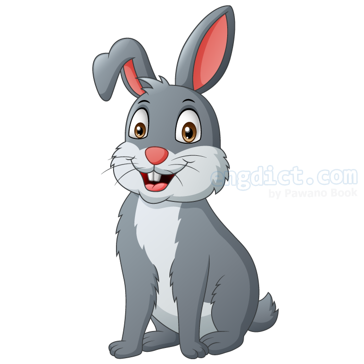 Rabbit (แรบบิท) แปลว่าอะไร? ดูความหมาย ภาพประกอบ ตัวอย่างประโยค |  Engdict.Com
