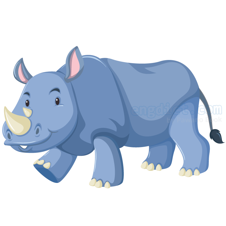 rhinoceros แปลว่า แรด