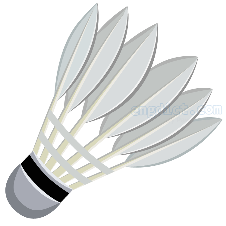 Shuttlecock (ชัทเทิลคอค) แปลว่าอะไร? ดูความหมาย ภาพประกอบ ตัวอย่างประโยค |  Engdict.Com