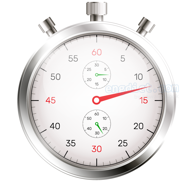 stopwatch แปลว่า นาฬิกาจับเวลา