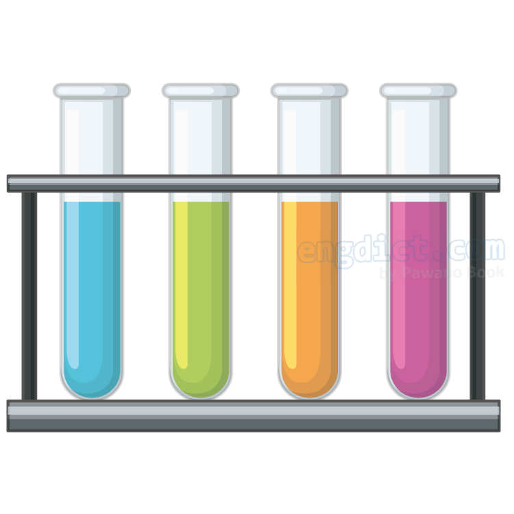 test tube ract แปลว่า ที่วางหลอดทดลอง