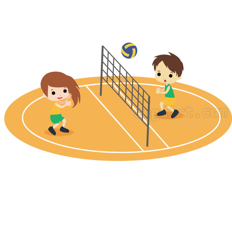 volleyball court แปลว่า สนามวอลเลย์บอล