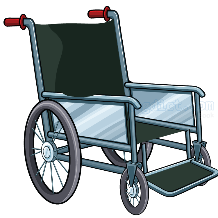wheelchair แปลว่า เก้าอี้รถเข็น