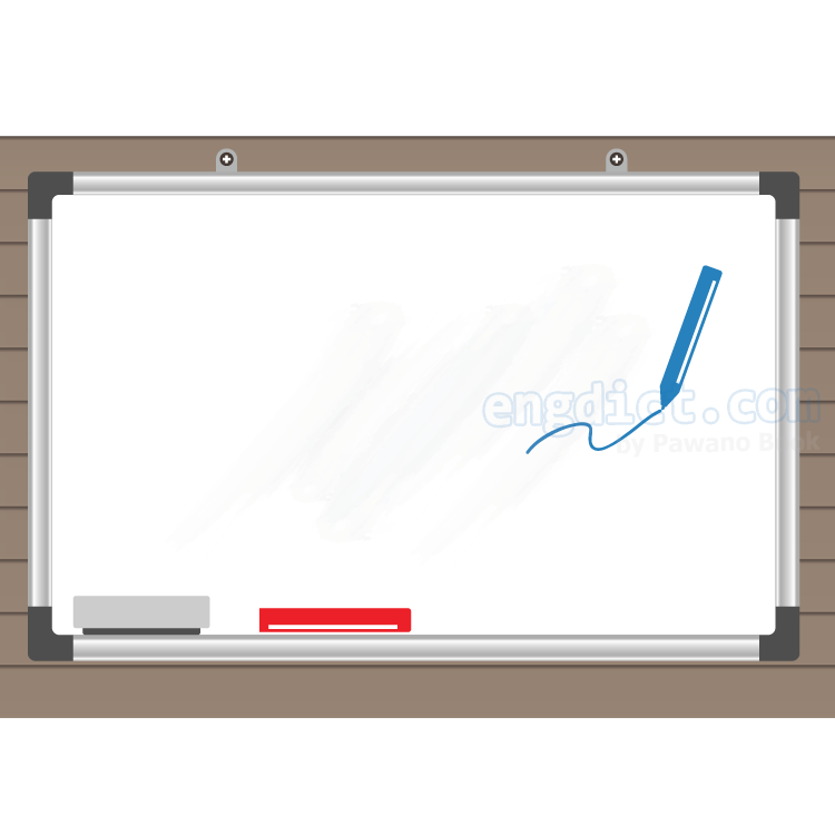 whiteboard แปลว่า กระดานขาว