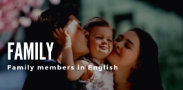 คำศัพท์ภาษาอังกฤษเกี่ยวกับครอบครัวและญาติ