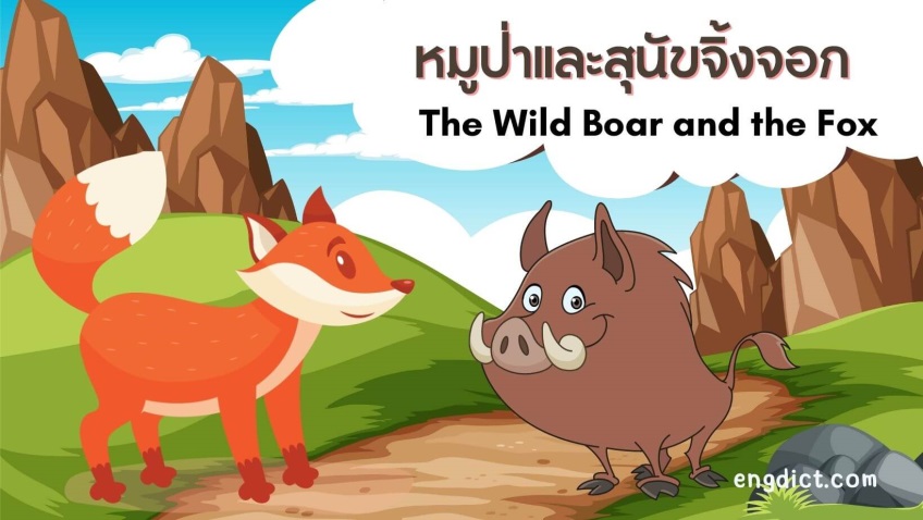 หมูป่าและสุนัขจิ้งจอก | The Wild Boar and the Fox