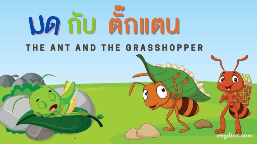 มดและตั๊กแตน | The Ant and the Grasshopper