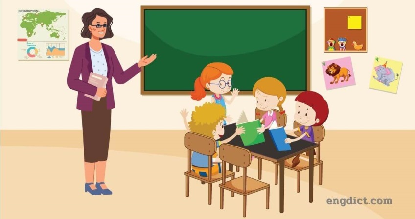 ประโยคภาษาอังกฤษที่ใช้ในห้องเรียน | Classroom expressions