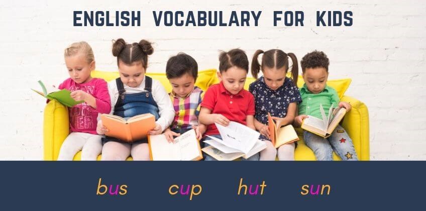 ศัพท์อังกฤษอนุบาลแบบสั้้นมีพยัญชนะ 3 ตัว โดยมี u เป็นสระ