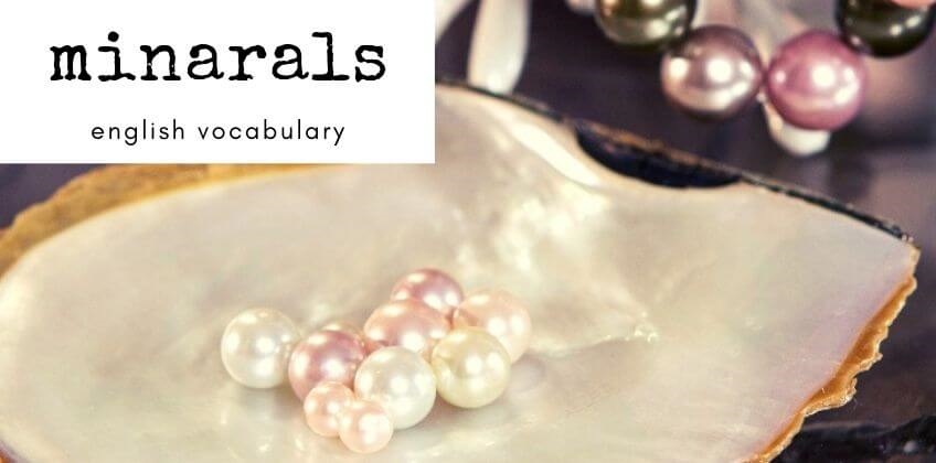 ชื่อแร่ธาตุและทรัพยากรธรรมชาติ เป็นภาษาอังกฤษ